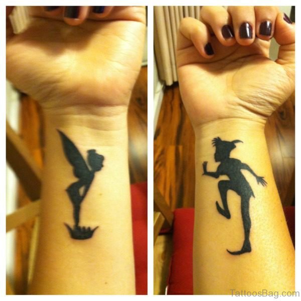 8 Wonderful Peter Pan Wrist Tattoos