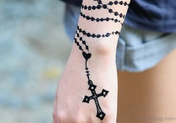 Black Cross Tattoo