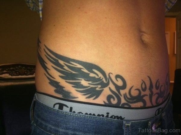 Black Ink Tribal Tattoo