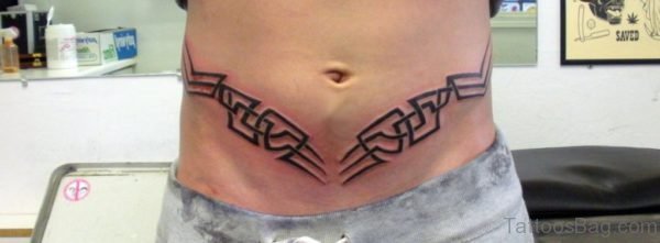 Black Tribal Tattoo Design