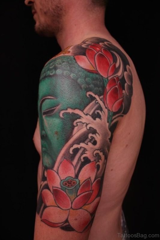Buddhist Shoulder Joint Tattoo