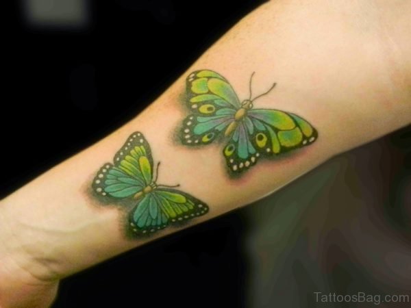 Butterfly Tattoo On Arm
