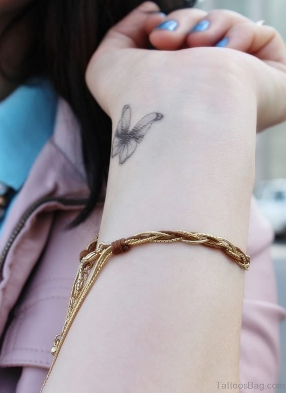 Butterfly Tattoo On wrist