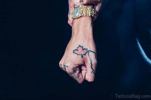 Canadian Leaf Tattoo