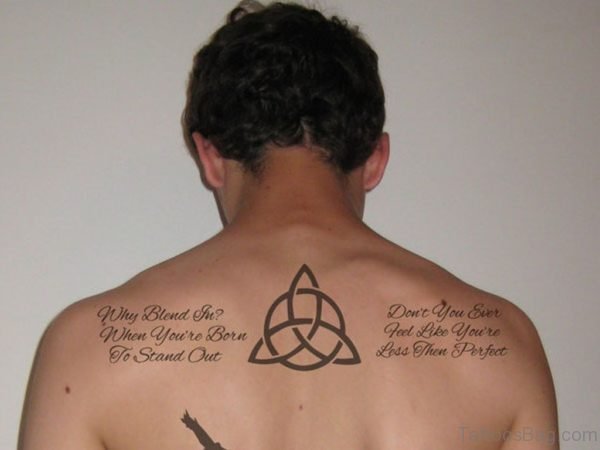 Celtic Wording Tattoo