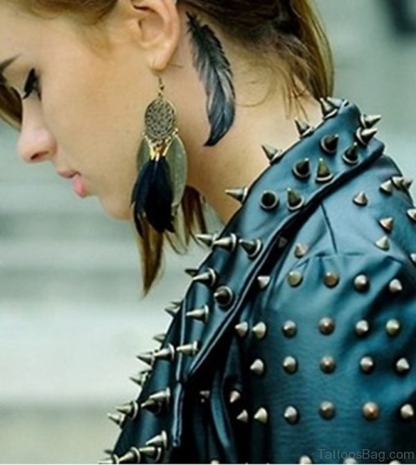 Classic Feather Tattoo
