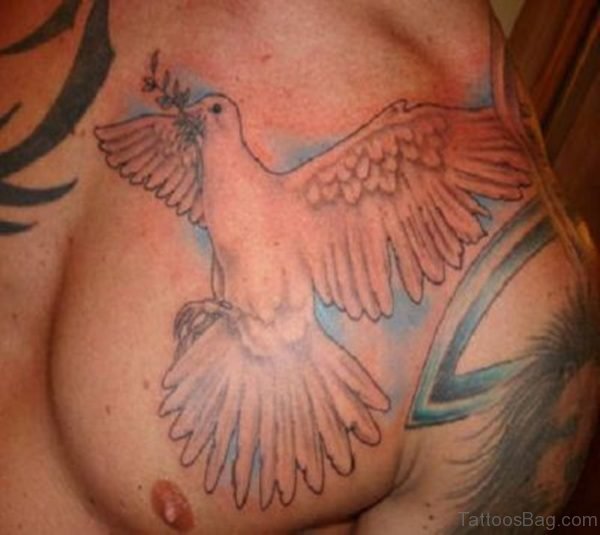 Classic Dove Tattoo
