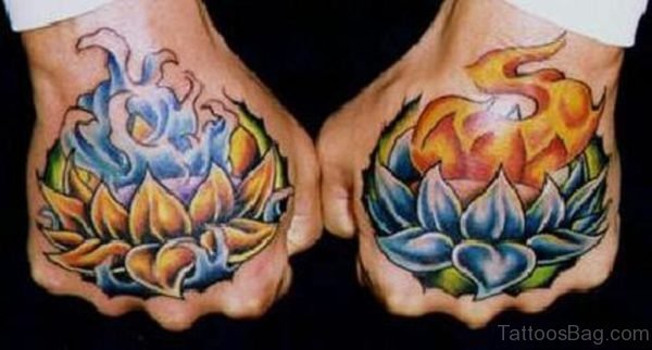 30 Cute Lotus Tattoos On Hand