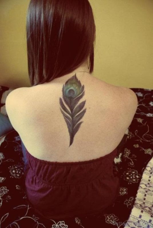 Classy Feather Tattoo