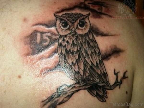 Classy Owl Tattoo