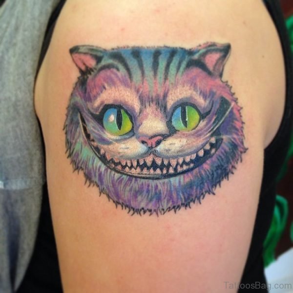 Colored Cat Tattoo 1