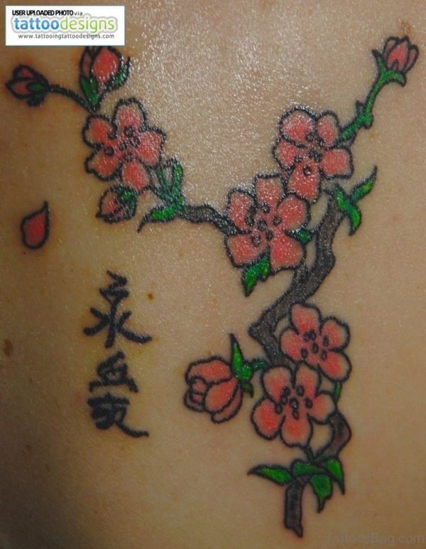 Cool Cherry Blossom Tattoo 