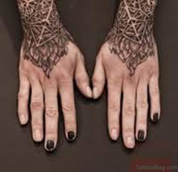 Cool Geometric Tattoo design