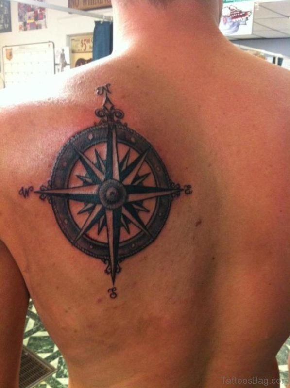 Cool Tattoo On Upper Back