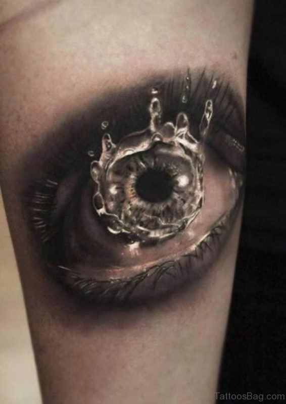 Crying Eye Tattoo