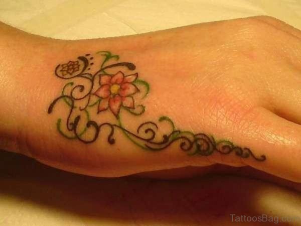 Cute Flowers Tattoo