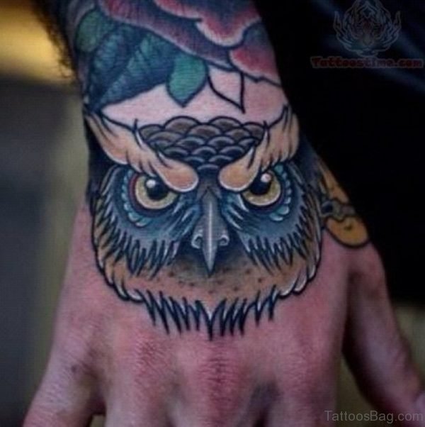 Cute Owl Tattoo