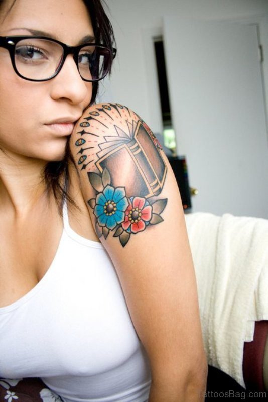11 Trendy Book Tattoos On Shoulder