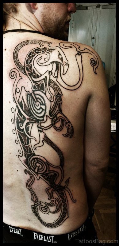 Dragon Nordic Tattoo