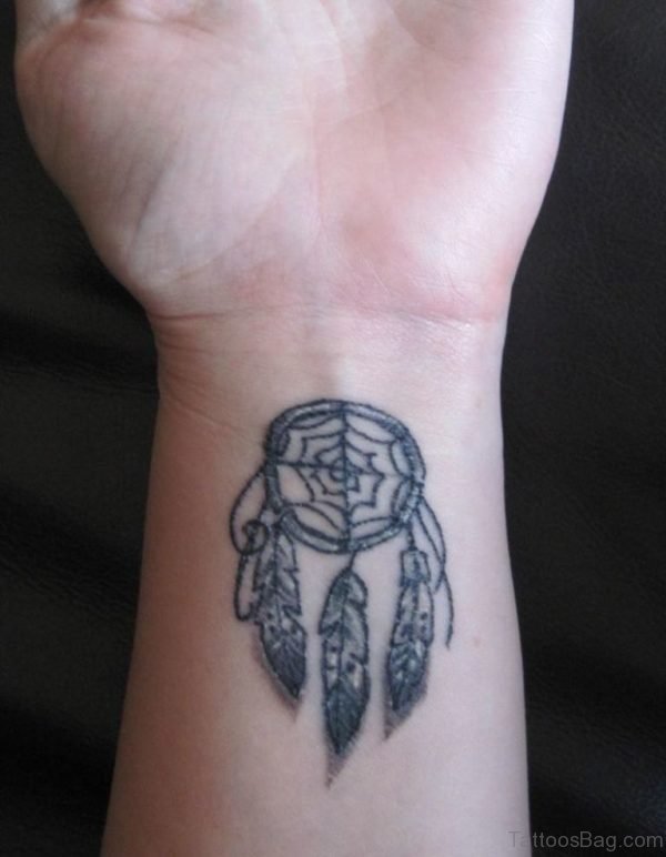 Dreamcatcher Tattoo On Wrist