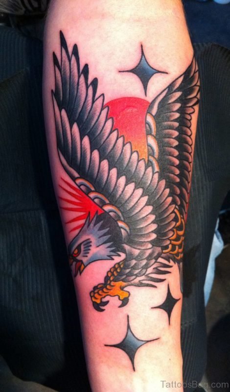 Eagle Tattoo Design On Arm