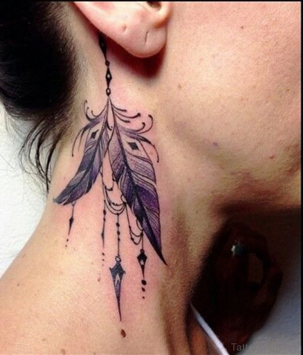 Elegant Feather Tattoo