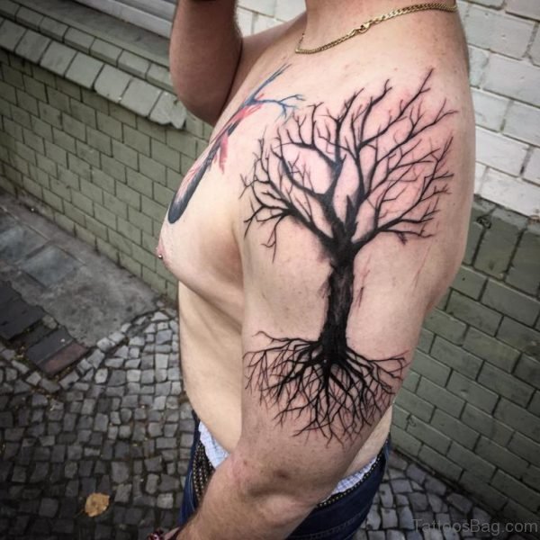Elegant Tree Tattoo 