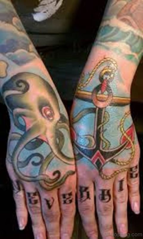 Excellent Anchor Tattoo