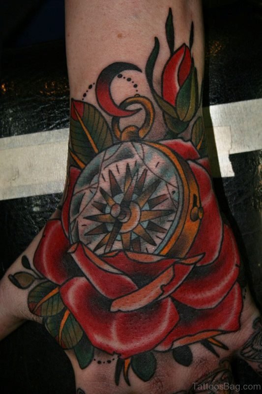 Excellent Compass Tattoo