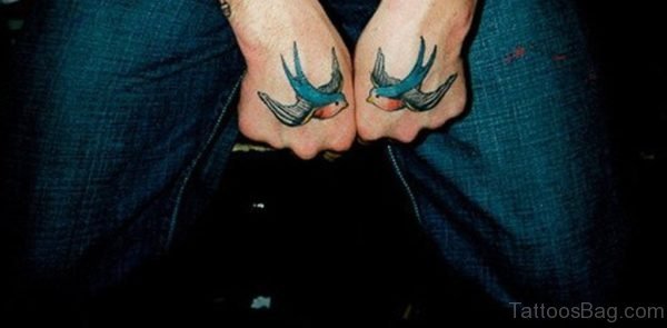Excellent Swallow Tattoo