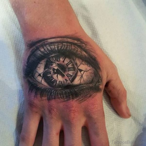 Eye Clock Tattoo