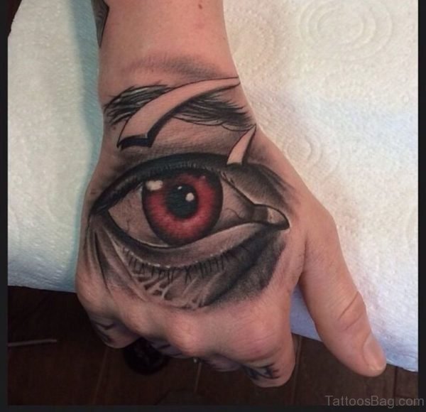 Eye Tattoo On hand