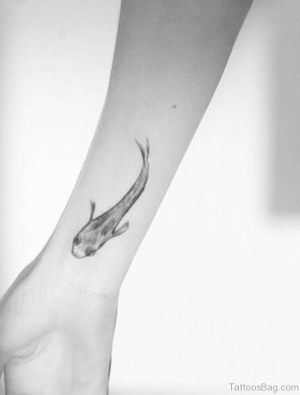 Fish Tattoo On Wrist