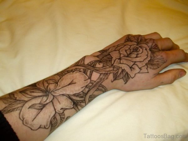 Flower Tattoo Designs On Hand