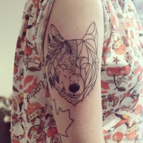 Fox Tattoo On Shoulder