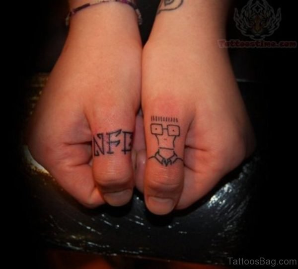 Funny Cartoon Tattoo