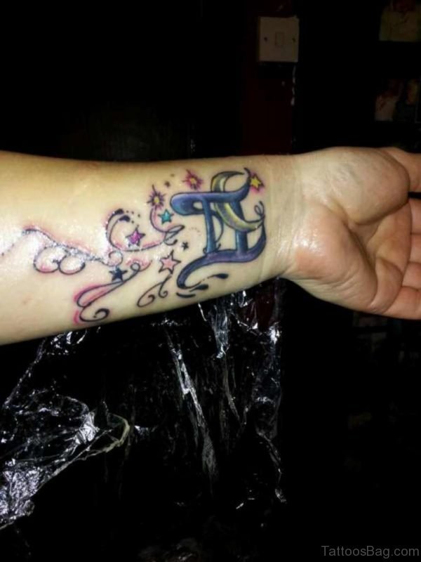 Gemini Tattoo Design For Women On Wrist