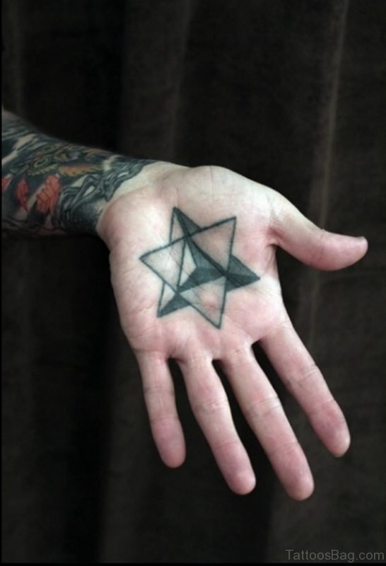 Geometric Cube Tattoo
