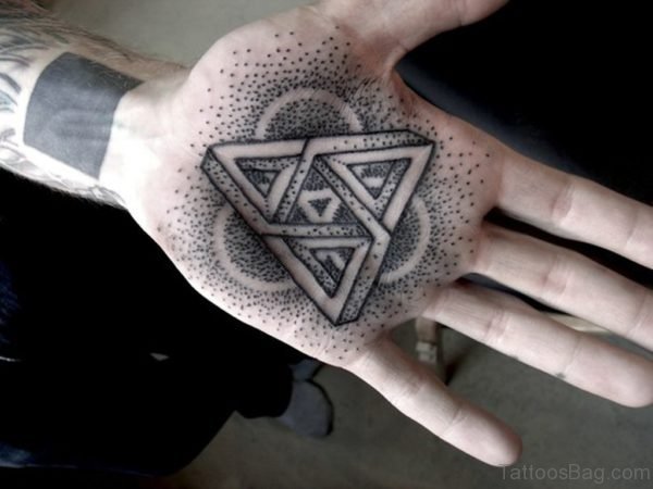 Geometric Tattoo On Hand