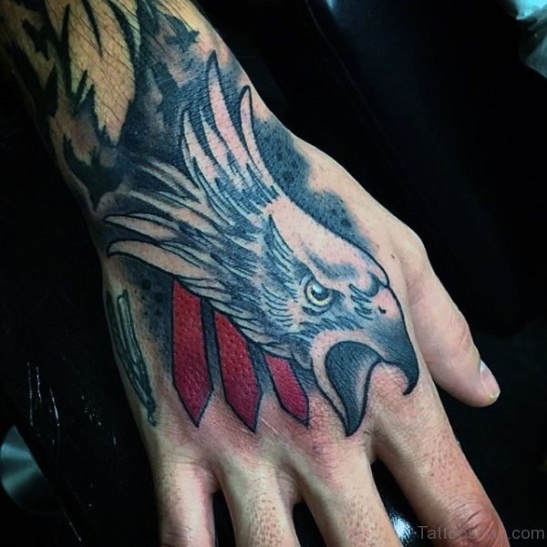 Good Eagle Tattoo On Hand