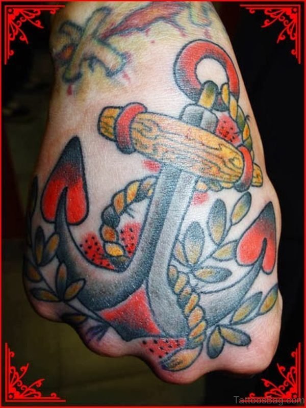 Good Looking Anchor Tattoo