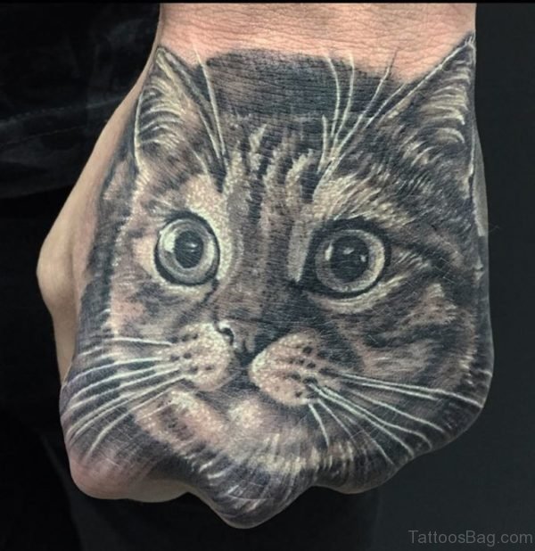 Good Looking Cat Tattoo