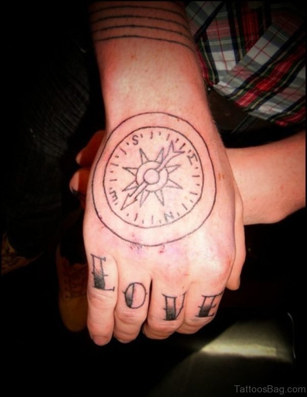 Good Looking Compass Tattoo
