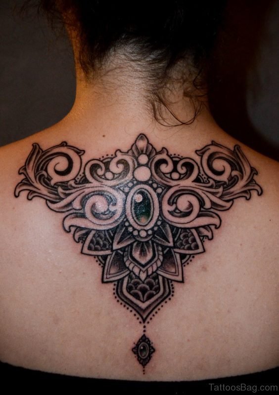 Good Looking Nape Tattoo Image