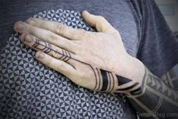 Great Geometric Tattoo Design