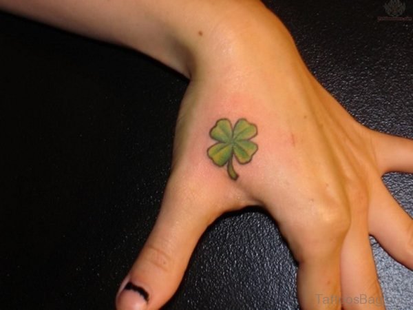 Green Clover Tattoo