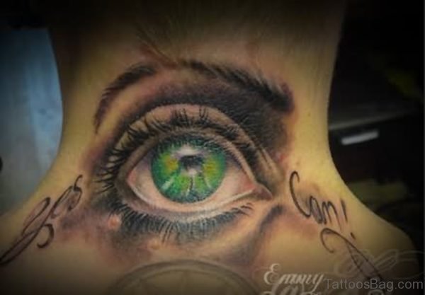 Green Eye Tattoo