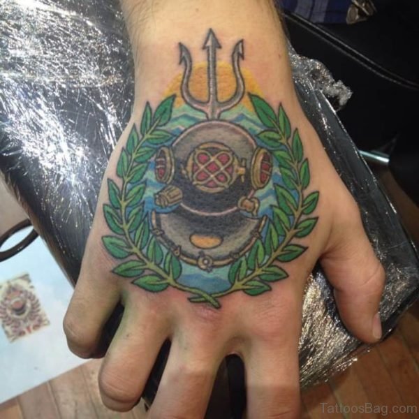 Green Leaf Tattoo