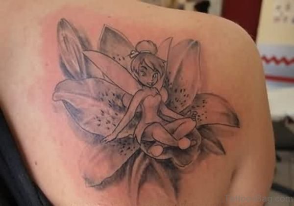 Gry Ink Angel Tattoo