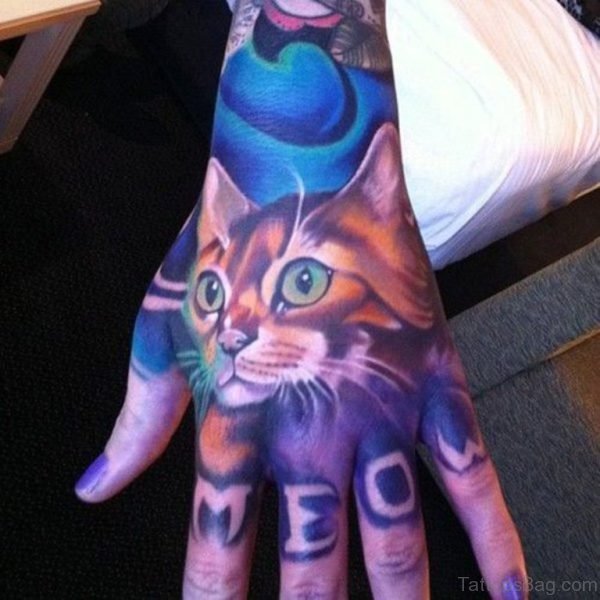 Impressive Cat Tattoo